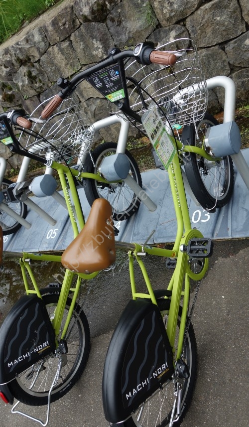 金沢のレンタル自転車置場